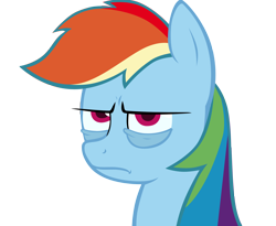 Size: 2000x1640 | Tagged: safe, artist:haloreplicas, character:rainbow dash, simple background, transparent background, unamused, vector