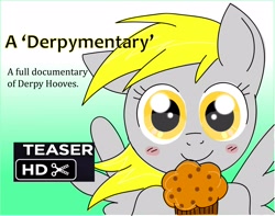 Size: 2788x2192 | Tagged: safe, artist:pinkamena-chan, character:derpy hooves, species:pegasus, species:pony, documentary, female, food, mare, muffin, solo