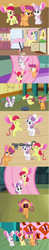 Size: 1600x8099 | Tagged: safe, artist:magpie-pony, edit, screencap, character:apple bloom, character:fluttershy, character:scootaloo, character:sweetie belle, absurd resolution, adorabloom, cheesie belle, cindershy, cute, cutealoo, cutie mark crusaders, diasweetes, key, mouse, pinkie tales, rat, rataloo, whisker bloom