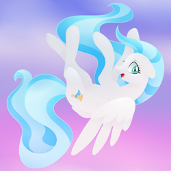 Size: 2000x2000 | Tagged: safe, artist:orcakisses, oc, oc only, oc:fanfair falls, species:pegasus, species:pony, falling, female, mare, solo