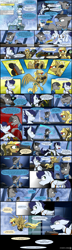 Size: 2460x8500 | Tagged: safe, artist:dangercloseart, character:fast clip, character:soarin', oc, oc:kitty hawk, species:pony, comic:wings of fire, absurd resolution, comic, flying, manerick, weapon, whiplash