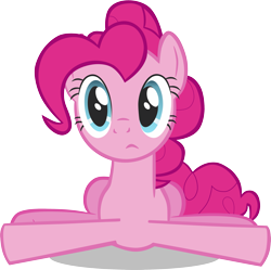 Size: 2937x2921 | Tagged: safe, artist:greseres, character:pinkie pie, species:pony, episode:putting your hoof down, g4, my little pony: friendship is magic, female, high res, prone, simple background, solo, transparent background, vector