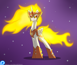 Size: 1680x1424 | Tagged: safe, artist:mechanized515, character:daybreaker, character:princess celestia, species:alicorn, species:pony, episode:a royal problem, g4, my little pony: friendship is magic, female, looking at you, patreon, patreon logo, solo