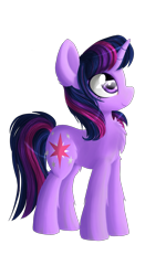 Size: 1791x2990 | Tagged: safe, artist:alexander56910, character:twilight sparkle, species:pony, chest fluff, female, simple background, solo, transparent background