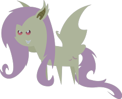Size: 11661x9504 | Tagged: safe, artist:xhalesx, character:flutterbat, character:fluttershy, species:bat pony, species:pony, ponyscape, absurd resolution, female, inkscape, pointy ponies, race swap, simple background, solo, transparent background, vector