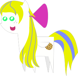 Size: 9021x8753 | Tagged: safe, artist:xhalesx, oc, oc only, oc:cookie dough, species:pony, ponyscape, absurd resolution, inkscape, pointy ponies, simple background, solo, transparent background, vector