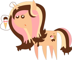 Size: 14510x12128 | Tagged: safe, artist:xhalesx, oc, oc only, oc:banana split, species:pony, ponyscape, absurd resolution, commission, inkscape, pointy ponies, simple background, solo, transparent background, vector