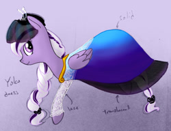 Size: 3093x2380 | Tagged: safe, artist:beetrue, oc, oc only, oc:yoko, species:pegasus, species:pony, clothing, dress, female, gala dress, high res, mare, solo