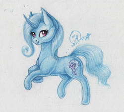 Size: 2022x1816 | Tagged: safe, artist:kimsteinandother, character:trixie, species:pony, species:unicorn, female, mare, solo, traditional art