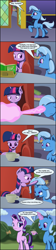 Size: 1200x5400 | Tagged: safe, artist:frenkieart, character:starlight glimmer, character:trixie, character:twilight sparkle, character:twilight sparkle (alicorn), species:alicorn, species:pony, species:unicorn, comic, cup, dialogue, inanimate tf, kite, kite flying, magic, objectification, teacup, transformation
