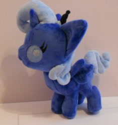 Size: 424x451 | Tagged: safe, artist:sophillia, character:princess luna, species:pony, female, filly, irl, photo, plushie, solo, woona