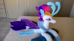 Size: 1600x900 | Tagged: safe, artist:masha05, character:queen novo, species:seapony (g4), my little pony: the movie (2017), female, plushie, solo