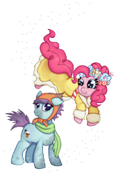 Size: 1290x1936 | Tagged: safe, artist:swasfews, character:pinkie pie, species:earth pony, species:pony, episode:a hearth's warming tail, g4, my little pony: friendship is magic, female, mare, simple background, sooty sweeps, spirit of hearth's warming presents, transparent background
