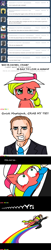 Size: 513x2501 | Tagged: safe, artist:claireannecarr, species:earth pony, species:human, species:pony, ask maplejack, cowboys and equestrians, daniel craig, female, grab my meme, mad (tv series), mad magazine, male, maplejack, mare, meme