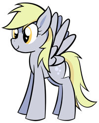 Size: 3024x3768 | Tagged: safe, artist:reconprobe, character:derpy hooves, species:pony, female, mare, simple background, solo, standing