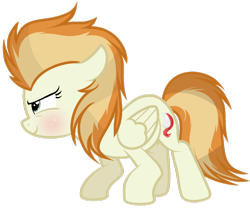 Size: 1024x863 | Tagged: safe, artist:xmelodyskyx, oc, oc only, oc:liquid fire, parent:fire streak, parent:spitfire, parents:spitstreak, species:pegasus, species:pony, female, mare, offspring, simple background, solo, transparent background
