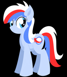 Size: 3296x3750 | Tagged: safe, artist:reconprobe, oc, oc only, oc:recon probe, species:pony, black background, female, mare, simple background, solo, standing