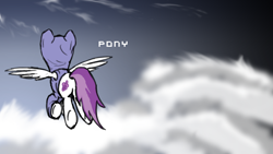 Size: 1920x1080 | Tagged: safe, artist:mindofnoodles, character:sugar grape, species:pony, 2012, clothing, hoodie, solo
