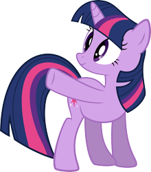 Size: 3497x3973 | Tagged: safe, artist:redpandapony, character:twilight sparkle, character:twilight sparkle (unicorn), species:pony, species:unicorn, episode:may the best pet win, g4, my little pony: friendship is magic, female, high res, mare, pointing, raised hoof, simple background, solo, transparent background, vector