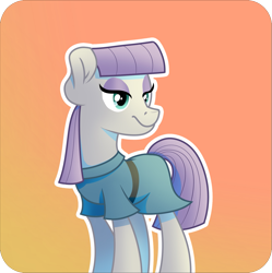 Size: 1505x1510 | Tagged: safe, artist:atomic8497, character:maud pie, species:pony, female, frock coat, gradient background, solo
