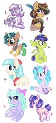 Size: 1560x3380 | Tagged: safe, artist:dreamscapevalley, character:coco pommel, character:flitter, character:limestone pie, oc, oc:crystal jewel, oc:elliott, oc:jamie, oc:jet quartz, oc:serendipity, oc:tiger lily, parent:braeburn, parent:coco pommel, parent:discord, parent:limestone pie, parent:marble pie, parent:princess celestia, parent:rarity, parent:soarin', parent:spike, parent:trouble shoes, parents:braeble, parents:dislestia, parents:limin', parents:sparity, species:draconequus, species:dracony, species:pegasus, species:pony, baby, bust, colt, draconequus oc, female, filly, hybrid, interspecies offspring, male, mare, offspring, parents:cocoshoes, simple background, white background