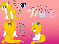 Size: 1024x768 | Tagged: safe, artist:thamutt, oc, oc only, oc:frolic, blank flank, freckles, reference sheet