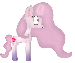 Size: 2368x1968 | Tagged: safe, artist:mlpfan2017, oc, oc only, oc:cotton candy, species:pony, species:unicorn, arua, glowing horn, simple background, solo, surprised, transparent background