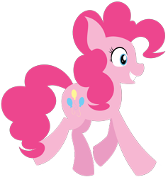 Size: 3624x3816 | Tagged: safe, artist:reconprobe, character:pinkie pie, species:pony, female, mare, simple background, solo, transparent background