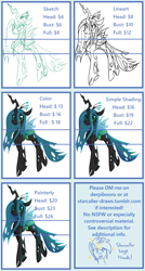 Size: 1048x1955 | Tagged: safe, artist:puddingskinmcgee, character:queen chrysalis, species:changeling, commission info