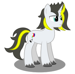 Size: 1960x1943 | Tagged: safe, artist:up-world, oc, oc only, oc:up-world, species:pony, species:unicorn, male, shadow, simple background, solo, stallion, transparent background, vector