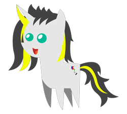 Size: 3680x3284 | Tagged: safe, artist:up-world, oc, oc only, oc:up-world, species:pony, chibi, pointy ponies, simple background, solo, transparent background