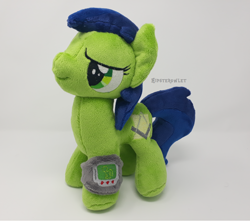 Size: 1000x884 | Tagged: safe, artist:hipsterowlet, oc, oc:scotch tape, species:earth pony, species:pony, fallout equestria, fallout equestria: project horizons, fanfic art, female, irl, mare, photo, plushie, solo