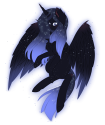 Size: 908x1083 | Tagged: safe, artist:electricaldragon, oc, oc:night vision, species:alicorn, species:pony, female, mare, simple background, solo, transparent background