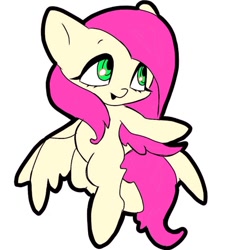 Size: 983x1091 | Tagged: safe, artist:asg, character:fluttershy, species:pegasus, species:pony, female, mare, simple background, solo, white background