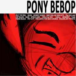 Size: 999x999 | Tagged: safe, artist:noponyzone, character:spike, species:dragon, album cover, cover, cowboy bebop, eyes closed, gritted teeth, male, parody, solo