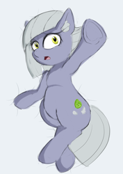 Size: 2893x4092 | Tagged: safe, artist:baratus93, character:limestone pie, species:pony, cute, ear fluff, female, limabetes, mare, solo