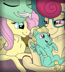 Size: 7541x8339 | Tagged: safe, artist:faitheverlasting, character:fluttershy, character:gentle breeze, character:posey shy, character:zephyr breeze, species:pegasus, species:pony, absurd resolution, baby, baby pony, colt, family, female, filly, filly fluttershy, male, younger, zephyrbetes