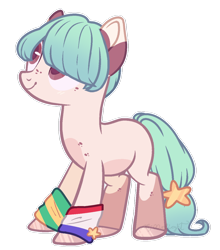 Size: 1024x1165 | Tagged: safe, artist:m-00nlight, base used, oc, oc:hoshi, species:earth pony, species:pony, hoofband, male, simple background, solo, stallion, transparent background