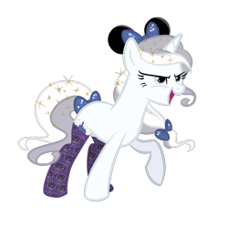 Size: 1200x1200 | Tagged: safe, artist:herfaithfulstudent, base used, oc, oc only, oc:day dreamer, species:pony, bow, clothing, haunted mansion, mickey ears, socks, solo, sparkles, vector