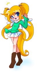 Size: 286x525 | Tagged: safe, artist:mutts-art, artist:thamutt, oc, oc only, oc:frolic, barely pony related, humanized, solo, tailed humanization, winged humanization