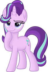 Size: 4000x6058 | Tagged: safe, artist:negatif22, character:starlight glimmer, species:pony, species:unicorn, female, smiling, smirk, solo, vector