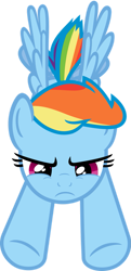 Size: 621x1286 | Tagged: safe, artist:lman225, character:rainbow dash, species:pegasus, species:pony, episode:the mysterious mare do well, g4, my little pony: friendship is magic, absurd resolution, female, flying, mare, simple background, solo, transparent background, vector