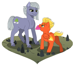 Size: 9549x8398 | Tagged: safe, artist:faitheverlasting, character:limestone pie, character:short fuse, species:pony, episode:hearts and hooves day, g4, my little pony: friendship is magic, absurd resolution, crack shipping, female, heart, holiday, limefuse, male, shipping, simple background, straight, transparent background, valentine's day