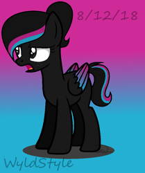 Size: 702x840 | Tagged: safe, artist:chickenlover1000, artist:shiibases, base used, species:pony, lego, ponified, the lego movie, wyldstyle