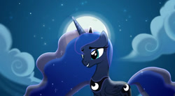 Size: 1264x697 | Tagged: dead source, safe, artist:duo cartoonist, character:princess luna, species:pony, children of the night, night