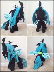 Size: 1526x2038 | Tagged: safe, artist:lumenglace, character:queen chrysalis, female, filly, irl, photo, plushie, solo