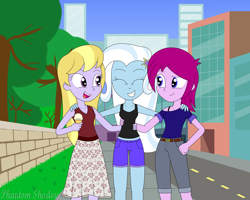 Size: 3840x3072 | Tagged: safe, artist:phantomshadow051, character:fuchsia blush, character:lavender lace, character:trixie, my little pony:equestria girls, trixie and the illusions