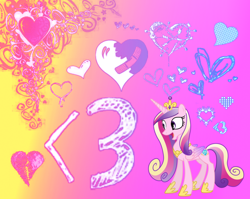 Size: 932x742 | Tagged: safe, artist:morningstar-1337, character:princess cadance, species:pony, female, princess of love, solo