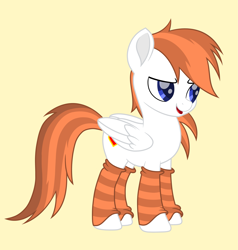 Size: 4233x4449 | Tagged: safe, artist:mihaynoms, oc, oc:milkyway mihay, species:pegasus, species:pony, cute, leg warmers, movie accurate, new style