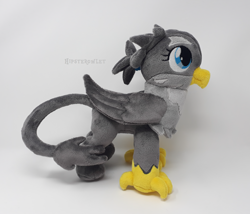 Size: 1500x1285 | Tagged: safe, artist:hipsterowlet, character:gabby, species:griffon, irl, photo, plushie, solo